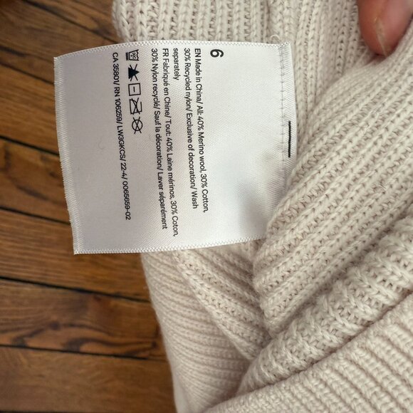 NWOT - Lululemon - Wool-Blend Ribbed Sweater - Size 6 - Picture 8 of 9